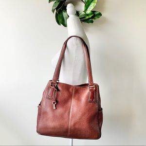 Fossil Genuine Leather Shoulder Bag